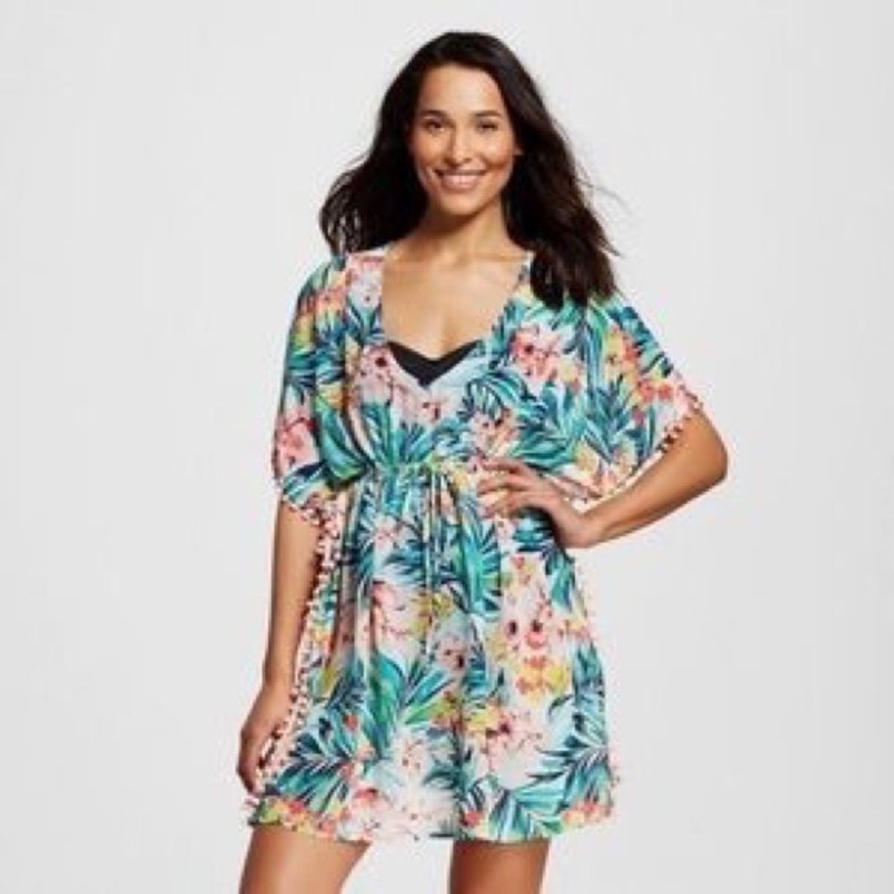 Printed Beach Cover Up